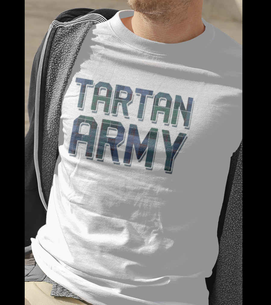 Tartan Army Scotland Fans Clan Plaid T-Shirt