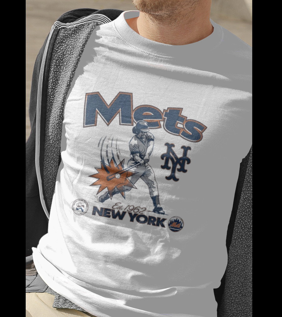 Mets New York Est 1962 Baseball Club National League Centennial 1876 1976 T-Shirt