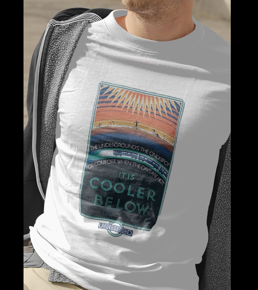 The Underground's Only Spot For Comfort When Days Are Hot It Is Cooler Below T-Shirt