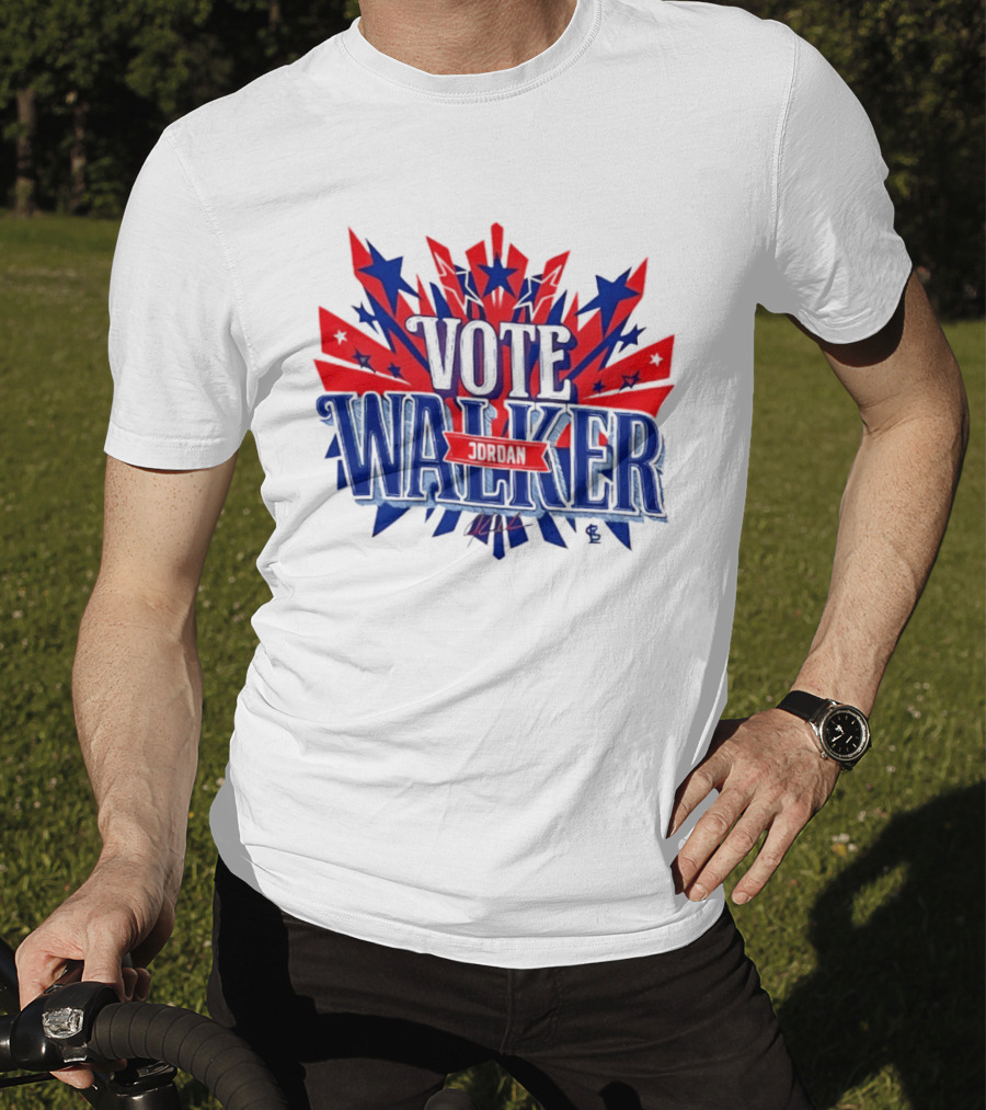 Vote Jordan Walker St Louis Cardinals MLB Stars And Stripes T-Shirt
