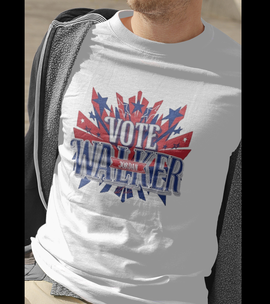 Vote Walker Jordan Patriotic Stars And Stripes T-Shirt