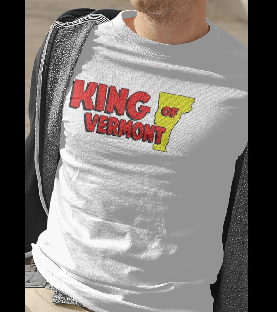 KING OF VERMONT Map T-Shirt