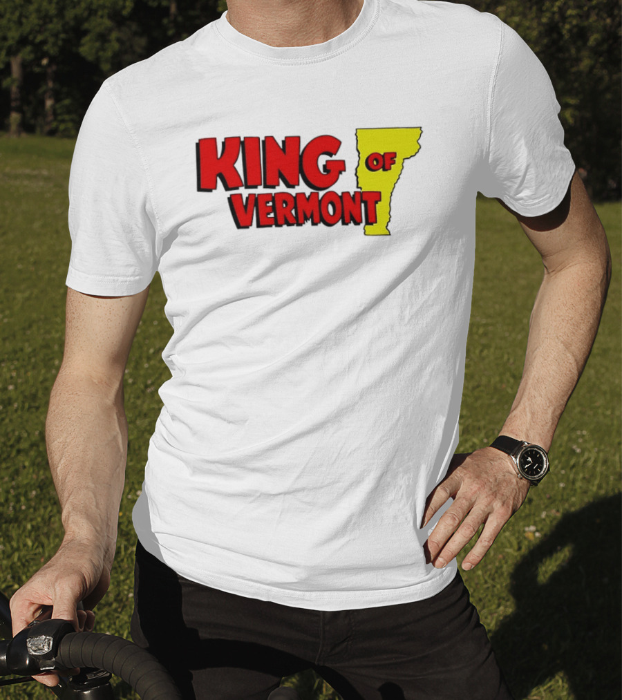 KING OF VERMONT Map T-Shirt
