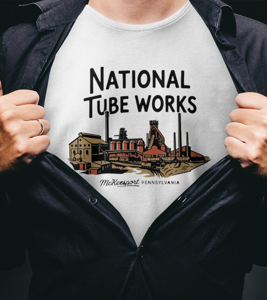 National Tube Works McKeesport Pennsylvania Industrial Heritage T-Shirt
