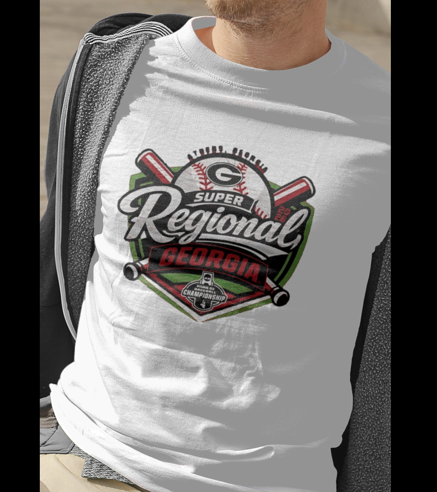 Georgia Bulldogs Baseball Super Regional Championship Athens 2026 T-Shirt