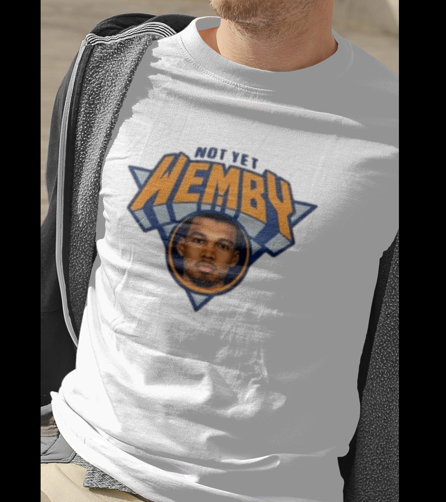 San Antonio Spurs Victor Wembanyama Not Yet Wemby NBA T-Shirt