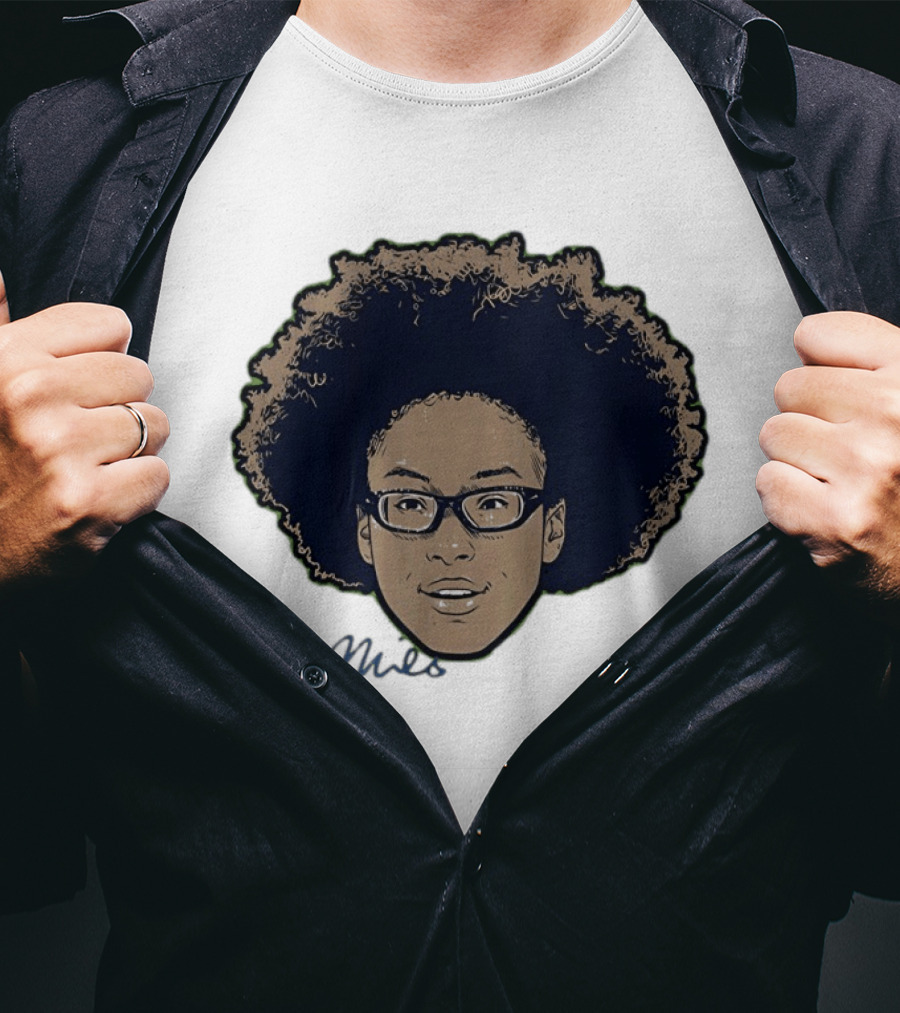 Olivia Miles Swag Afro Head WNBA Minnesota Lynx T-Shirt