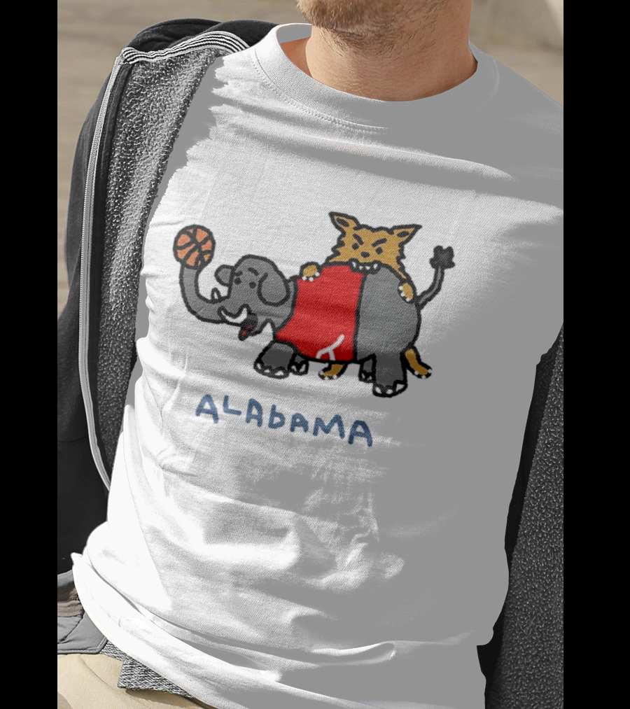 Kentucky Wildcats Vs Alabama Crimson Tide Basketball 2026 SEC Rivalry Paint T-Shirt