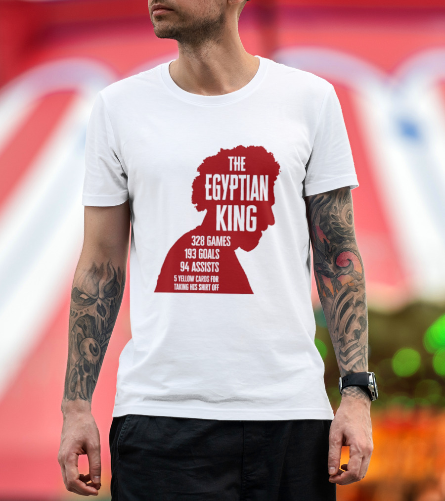 The Egyptian King Mohamed Salah 328 Games 159 Goals 94 Assists Liverpool FC Stats T-Shirt