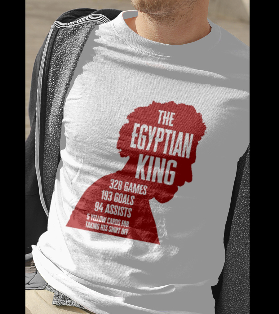 The Egyptian King Mohamed Salah 328 Games 159 Goals 94 Assists Liverpool FC Stats T-Shirt