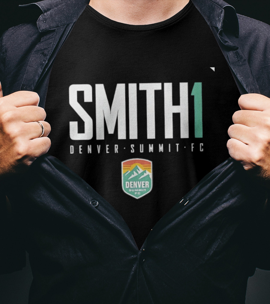 Denver Summit FC Smith 1 Elite Name And Number T-Shirt