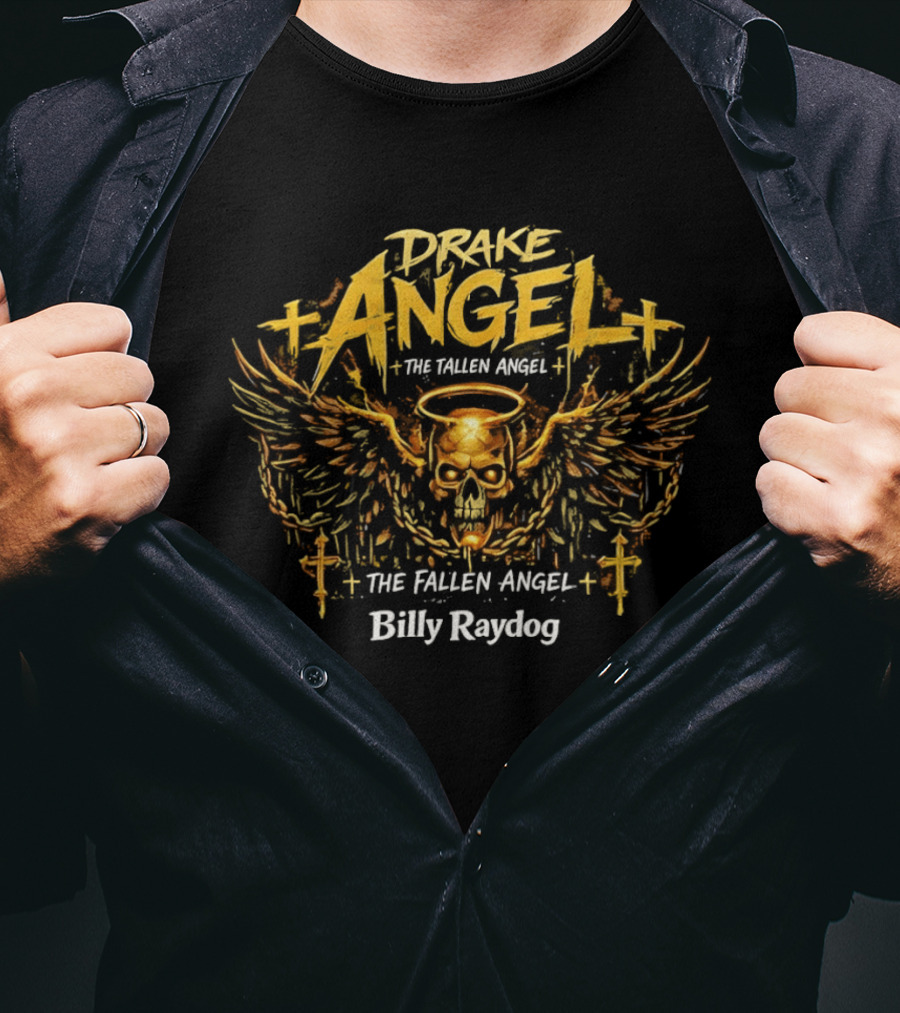 Drake Angel The Fallen Angel Billy Raydog T-Shirt