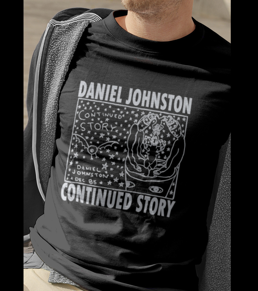 Daniel Johnston Continued Story December 1985 Starry T-Shirt