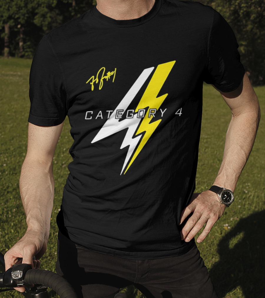 LSU Tigers Flau'jae Johnson Category 4 Lightning Bolt Signature T-Shirt
