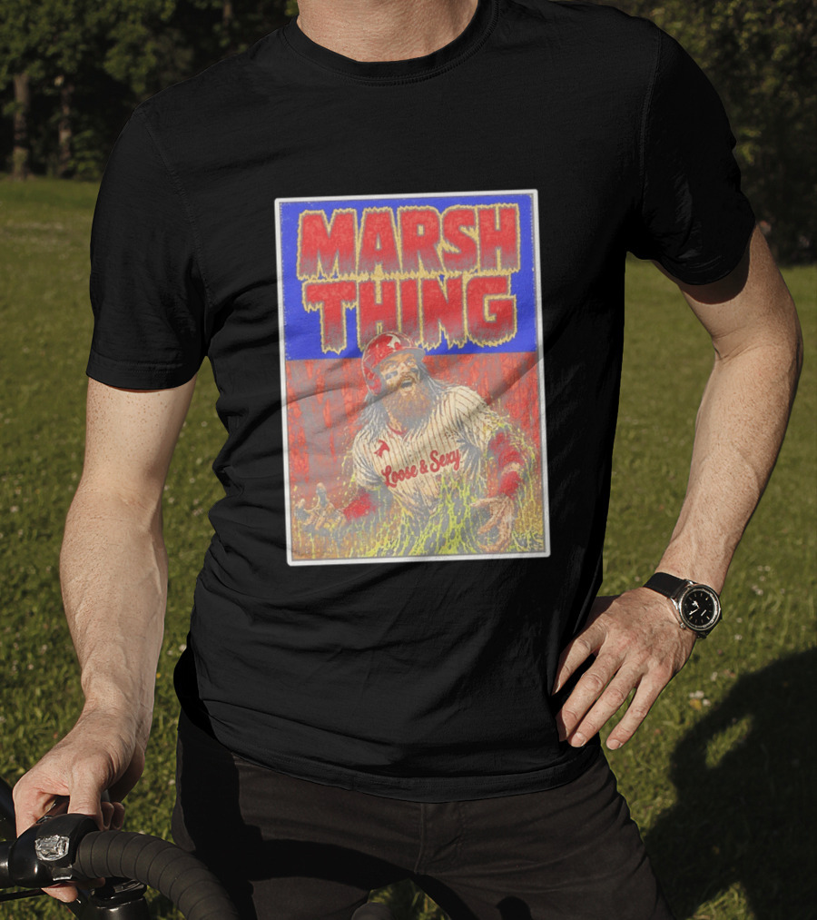 Marsh Thing Brandon Marsh Philadelphia Phillies Loose Sexy T-Shirt