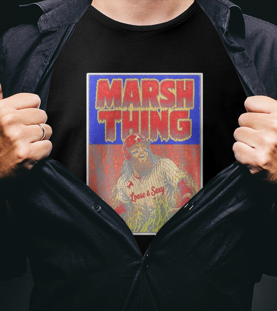 Marsh Thing Brandon Marsh Philadelphia Phillies Loose Sexy T-Shirt