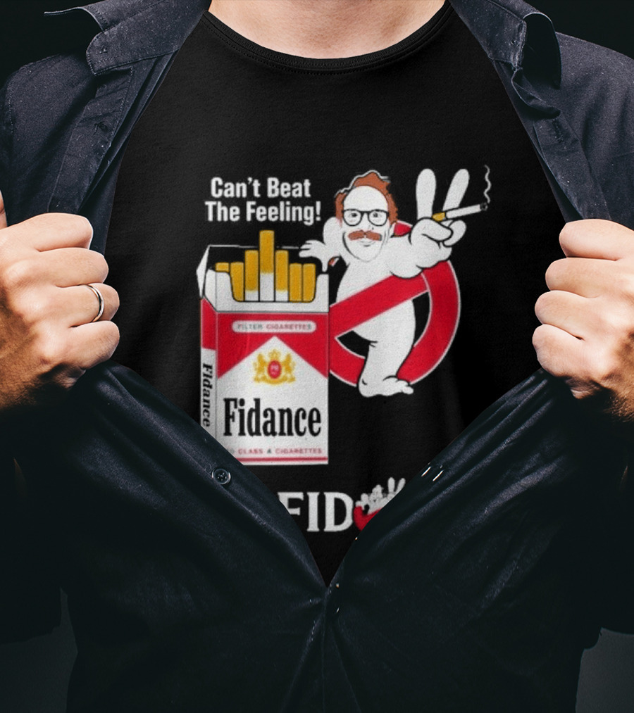 Ian Fidance Can't Beat The Feeling Ghostbusters Marlboro Cigarette T-Shirt