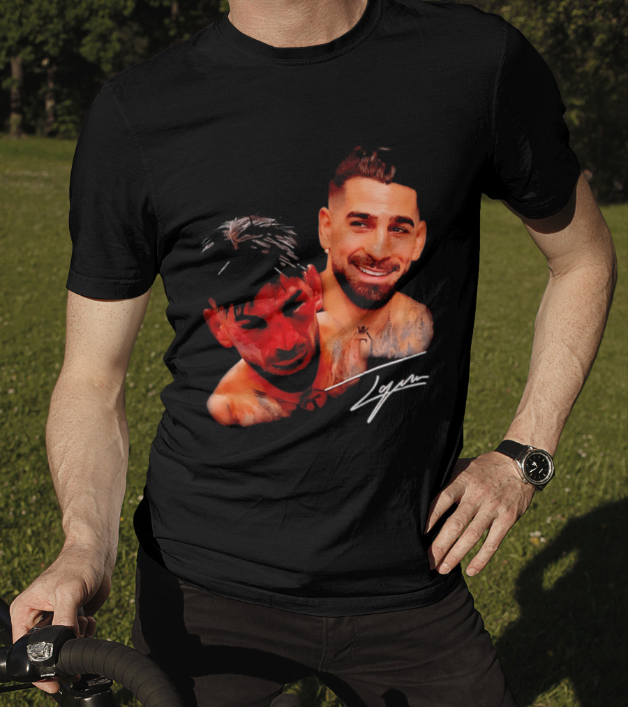 Ilia Topuria UFC Smiley Face And Bleeding Face Signature T-Shirt