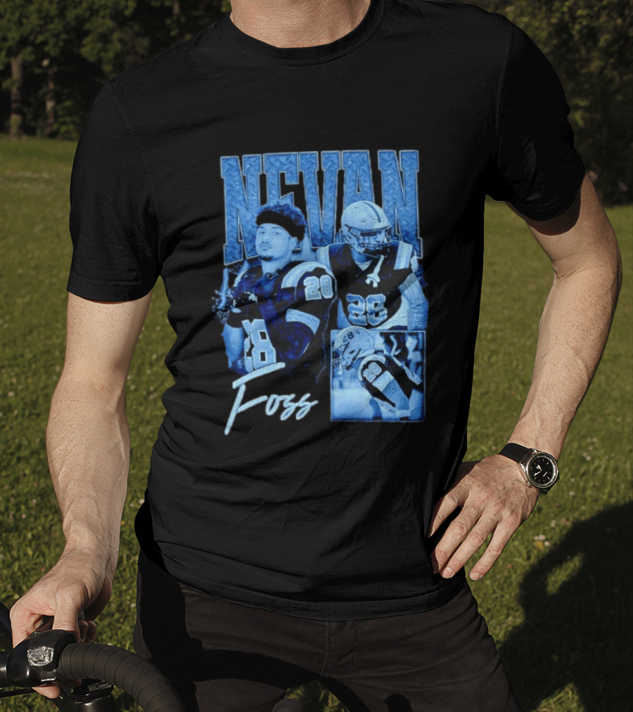 Nevan Foss Number 28 Football Athlete Sports Jersey T-Shirt