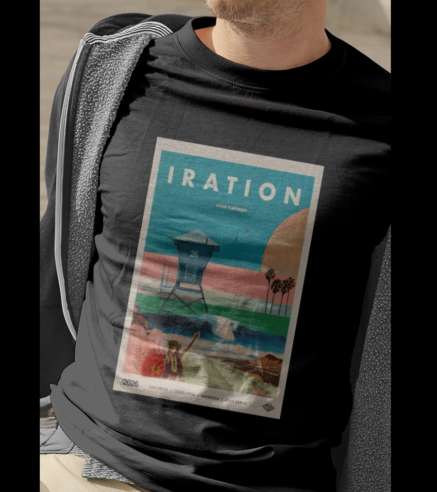 Iration Where It All Began June 27 2026 Saratoga San Diego Costa Mesa Avila Beach T-Shirt