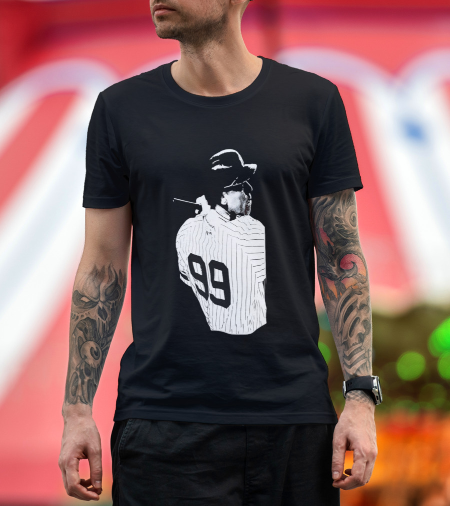 New York Yankees Aaron Judge 99 Pinstripes T-Shirt