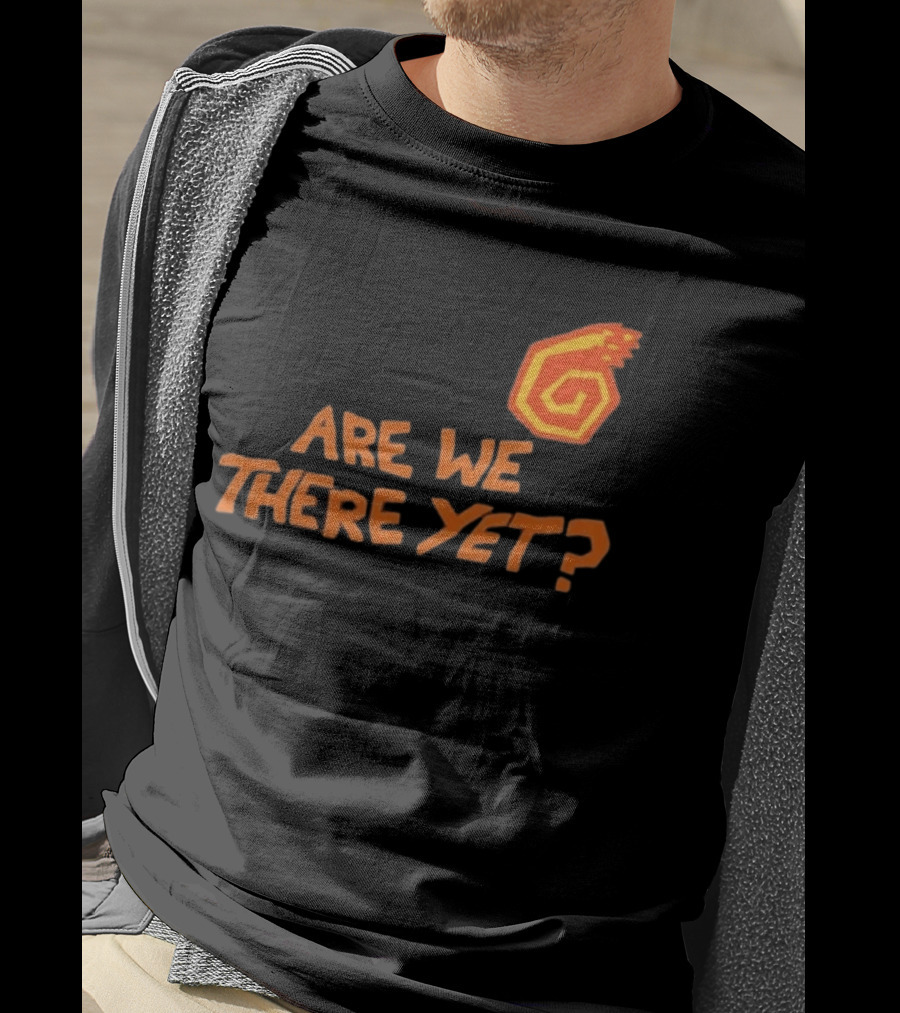 James Marriott Are We There Yet Orange Spiral T-Shirt