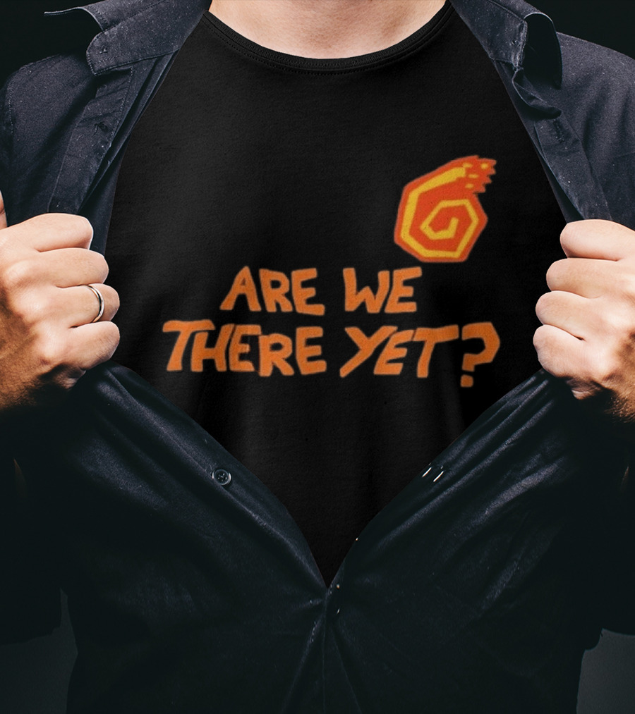 James Marriott Are We There Yet Orange Spiral T-Shirt
