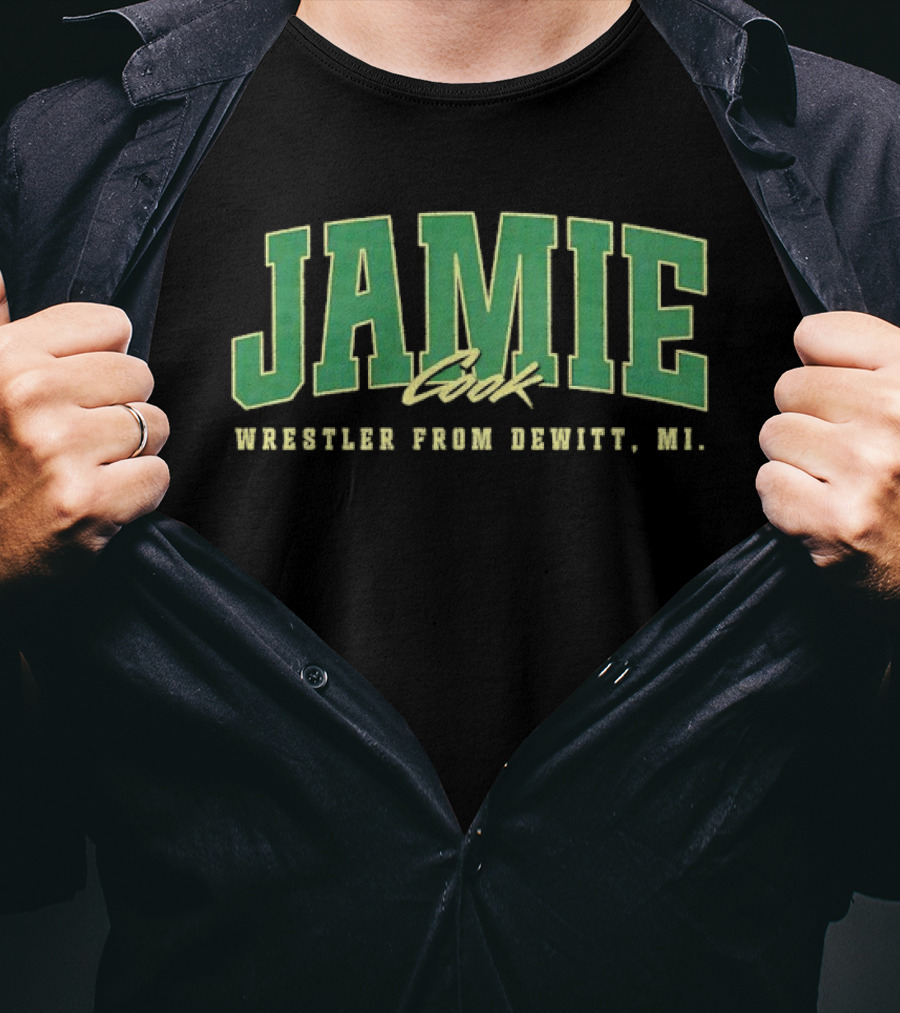 Jamie Cook Wrestler From DeWitt MI T-Shirt