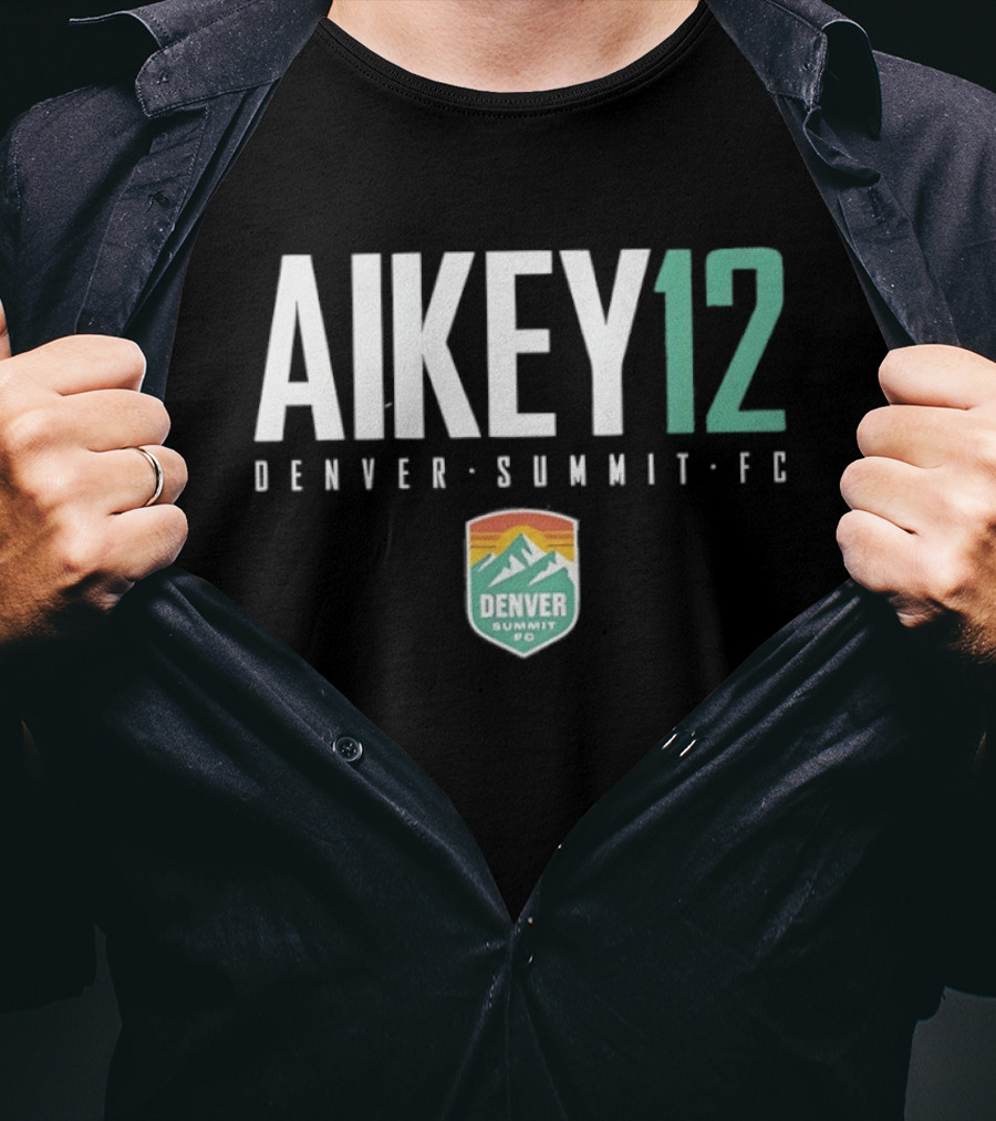 Aikey 12 Denver Summit FC Elite Team Name And Number T-Shirt