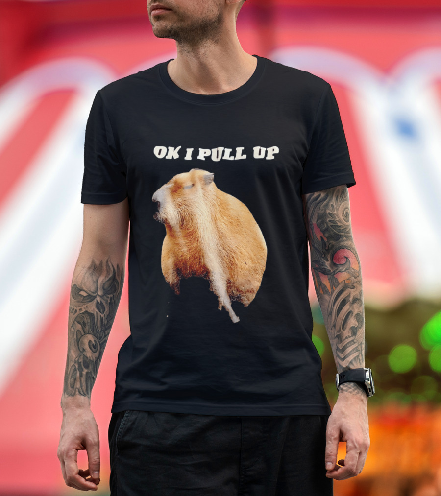 Ok I Pull Up Capybara Meme T-Shirt