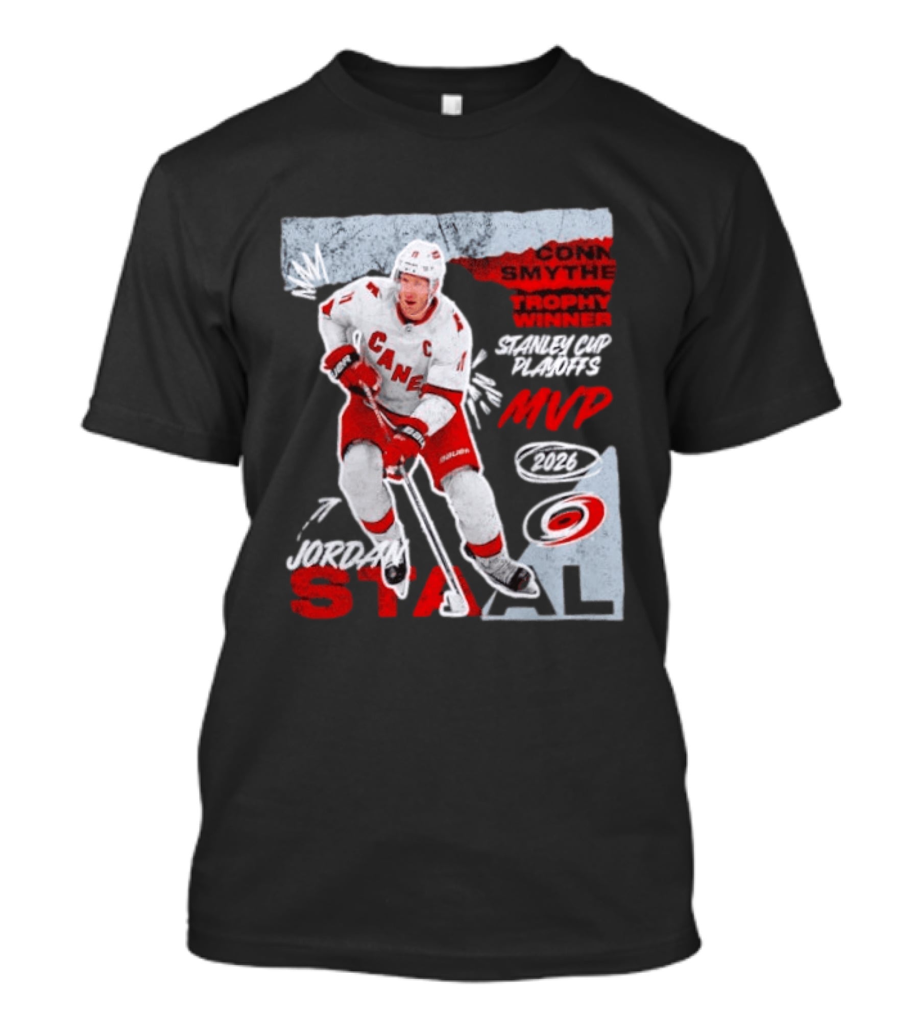 Jordan Staal Carolina Hurricanes Conn Smythe Trophy Winner 2026 Stanley Cup Playoffs MVP 2021 T-Shirt
