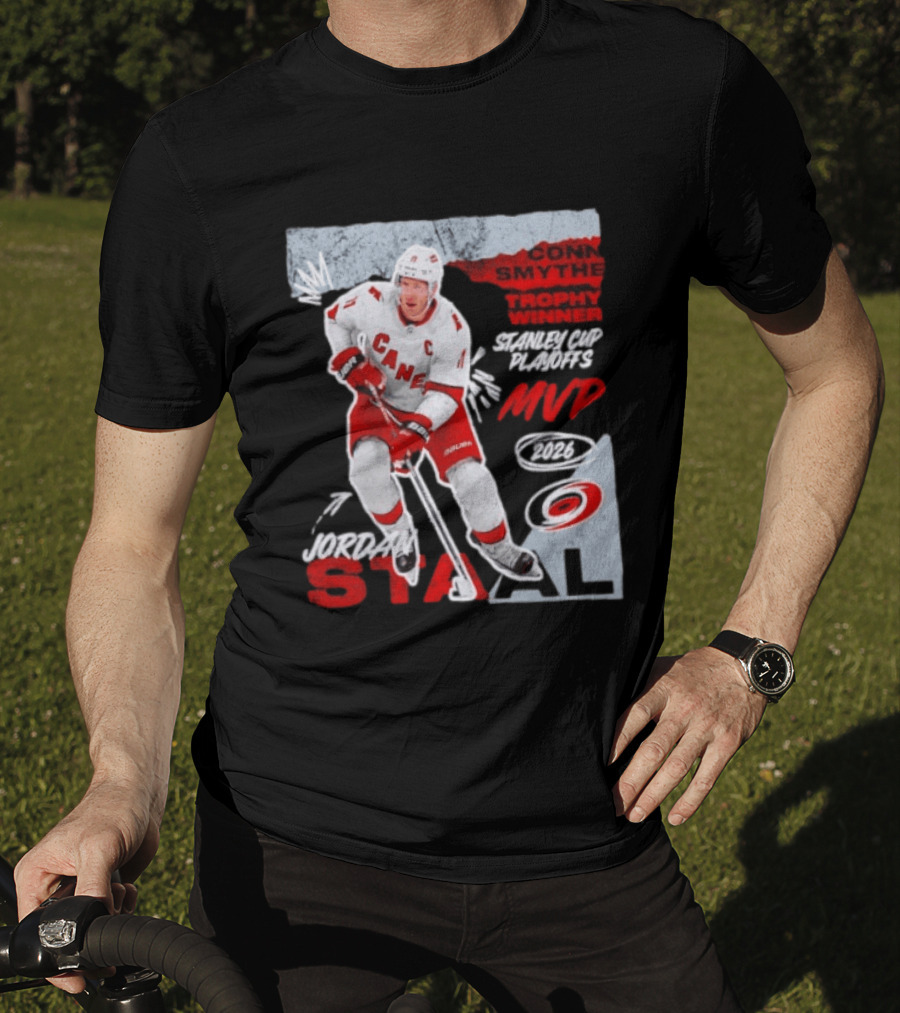 Jordan Staal Carolina Hurricanes Conn Smythe Trophy Winner 2026 Stanley Cup Playoffs MVP 2021 T-Shirt