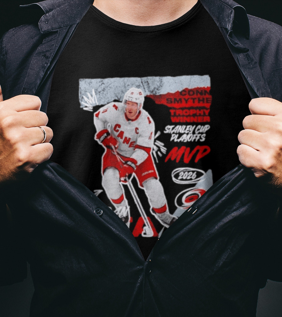 Jordan Staal Carolina Hurricanes Conn Smythe Trophy Winner 2026 Stanley Cup Playoffs MVP 2021 T-Shirt
