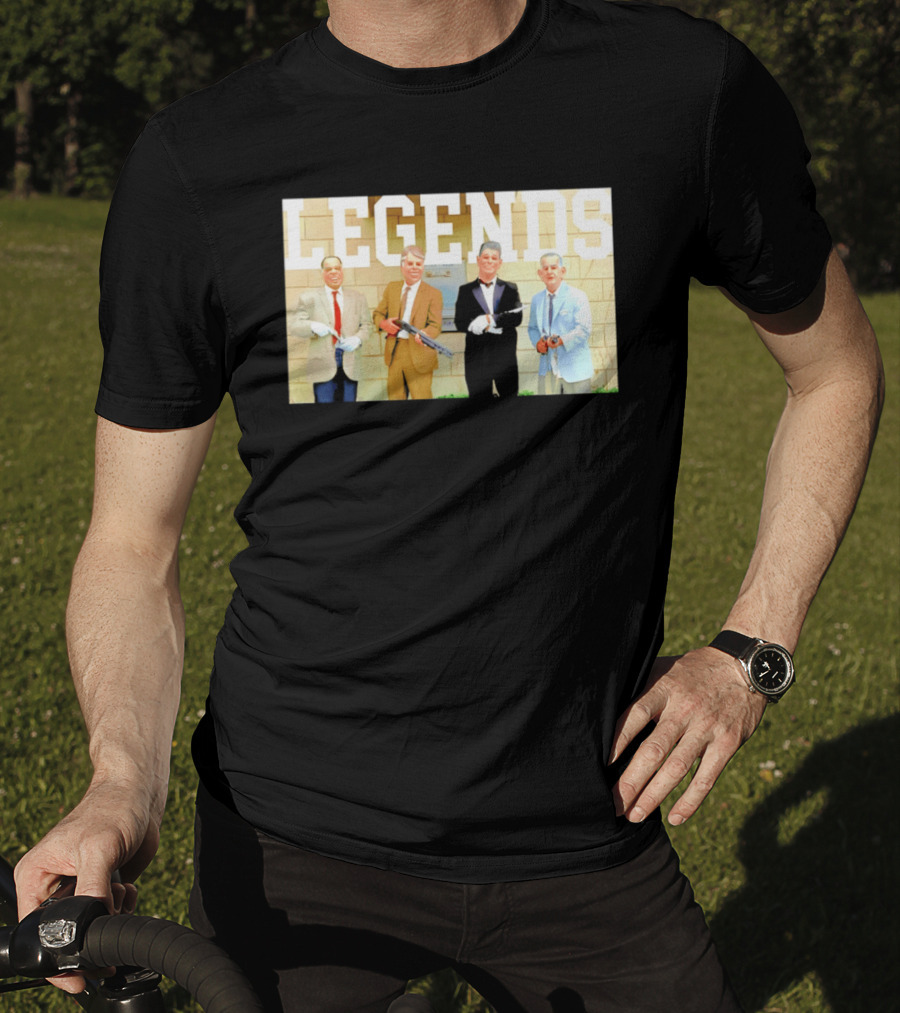 LEGENDS Ex Presidents Point Break Presidential Masks T-Shirt