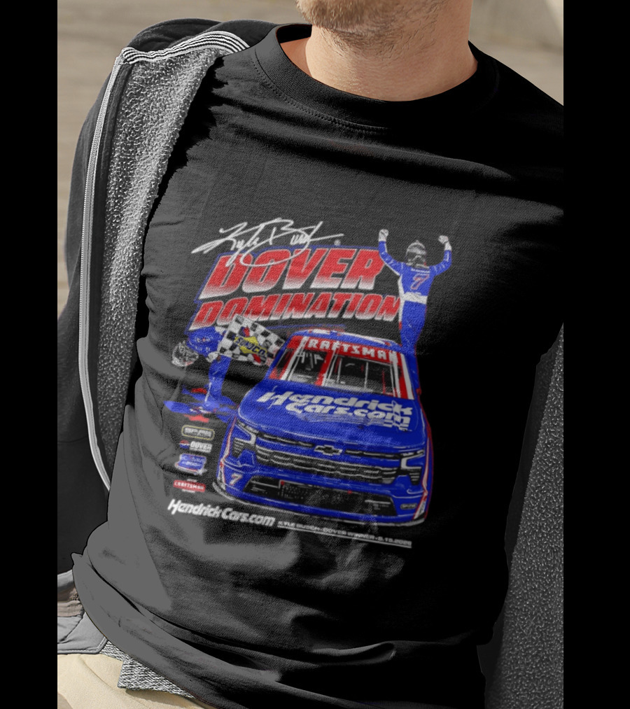 Kyle Busch Dover Domination HendrickCars.com NASCAR Craftsman Sunoco Racing T-Shirt