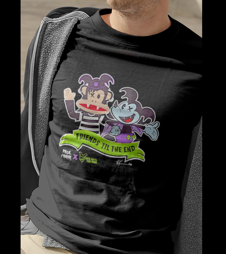 Paul Frank Bats Day Characters Friends Till The End Collaboration T-Shirt