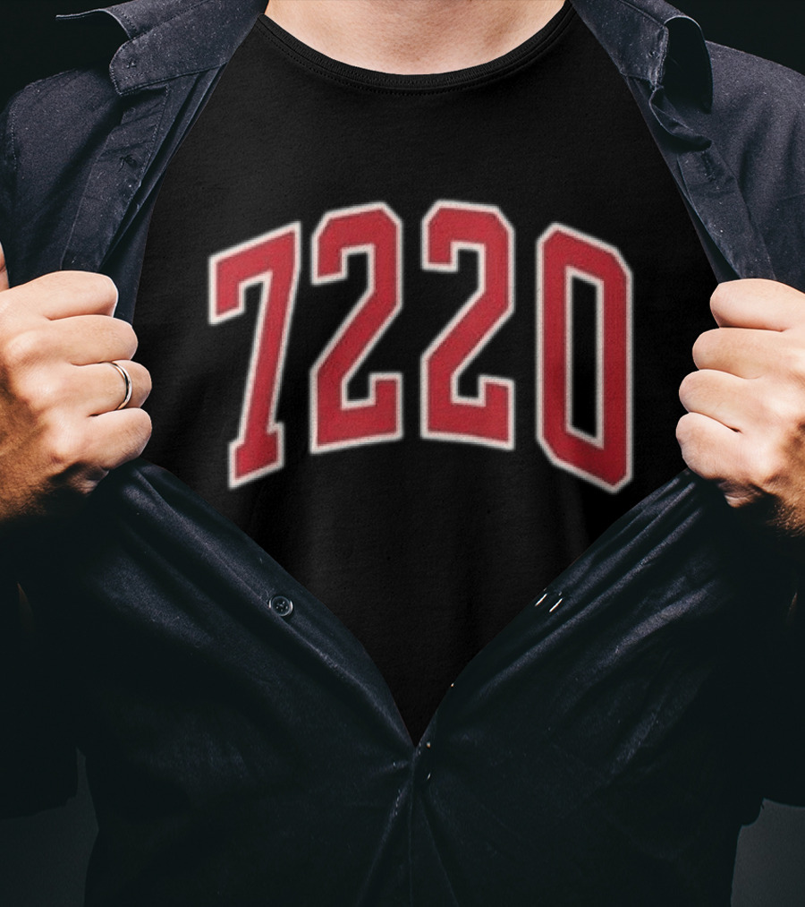 Lil Durk 7220 Tour Bicycle Red 7220 Numbers T-Shirt