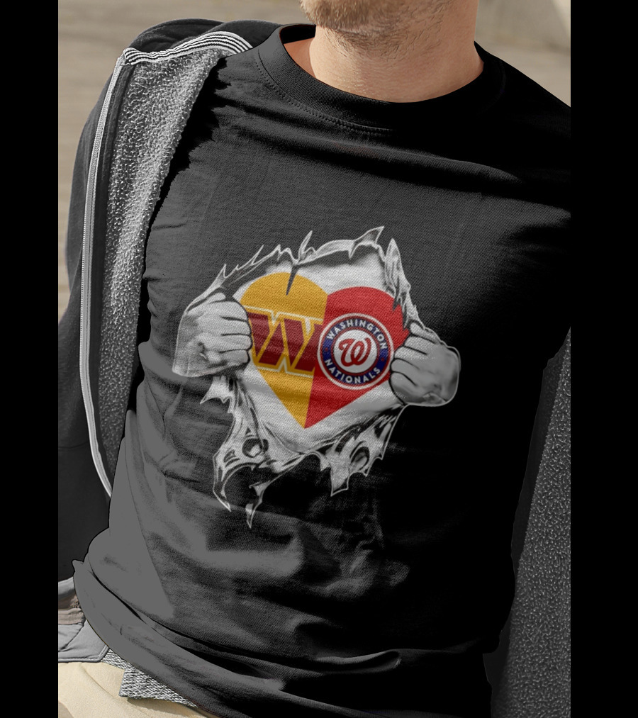 Washington Commanders Nationals Heartfelt Fan Passion T-Shirt