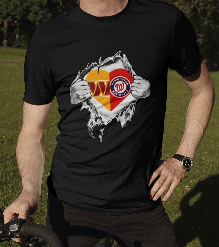 Washington Commanders Nationals Heartfelt Fan Passion T-Shirt