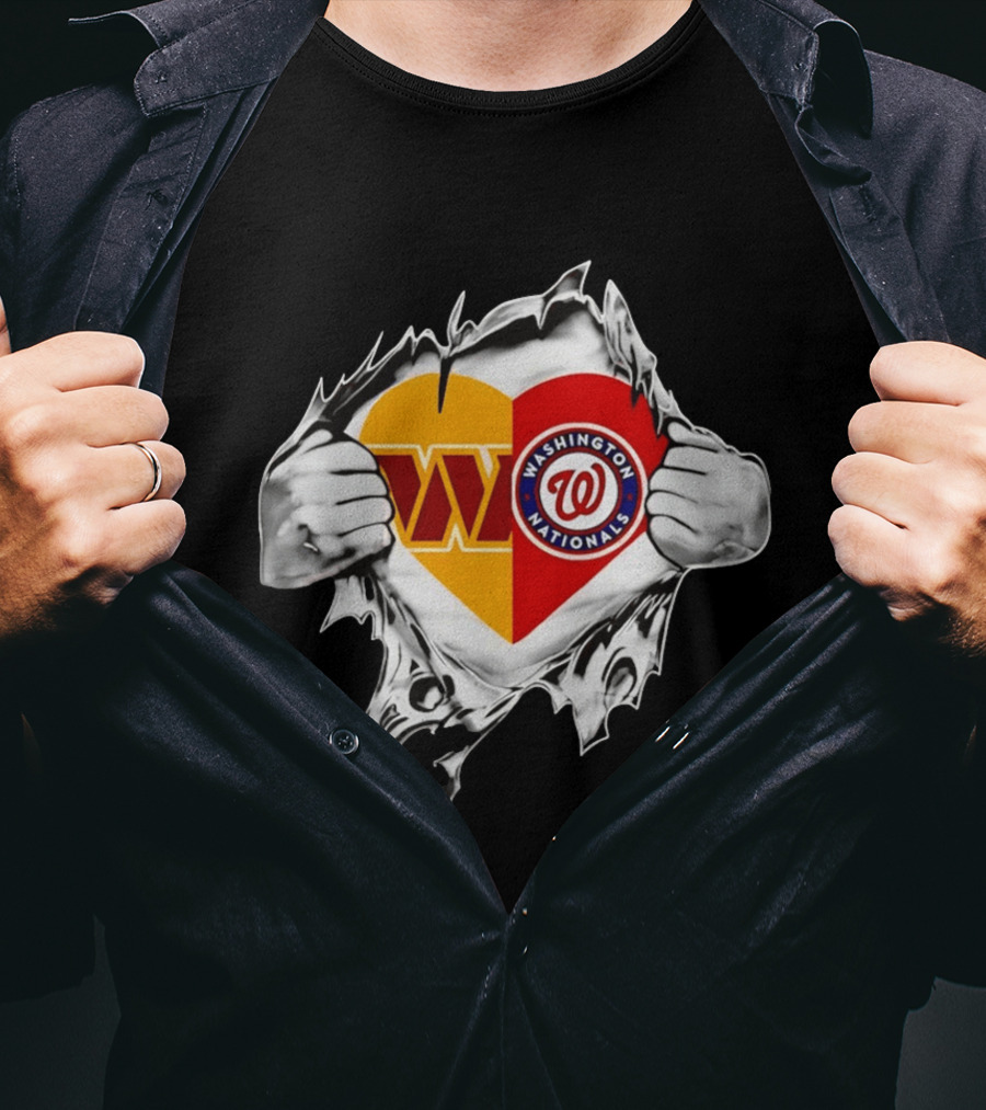 Washington Commanders Nationals Heartfelt Fan Passion T-Shirt