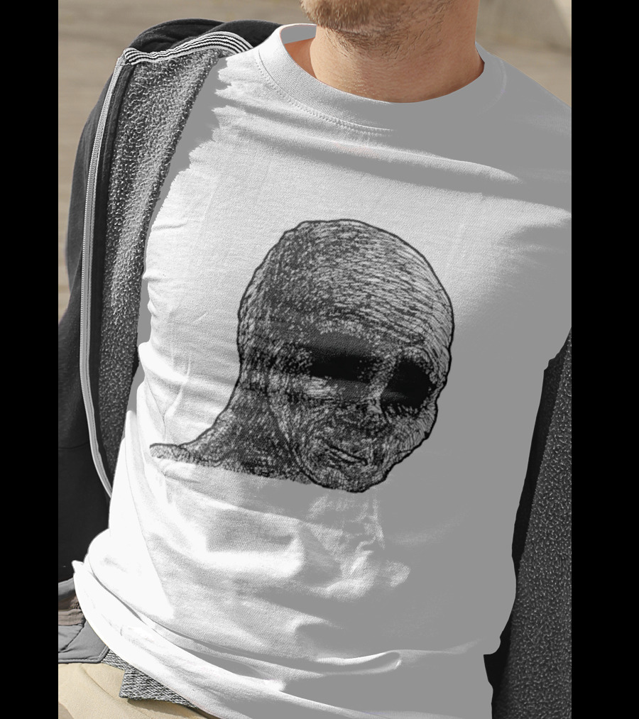 Withered Wojak Feels Doomer Meme Aesthetic T-Shirt