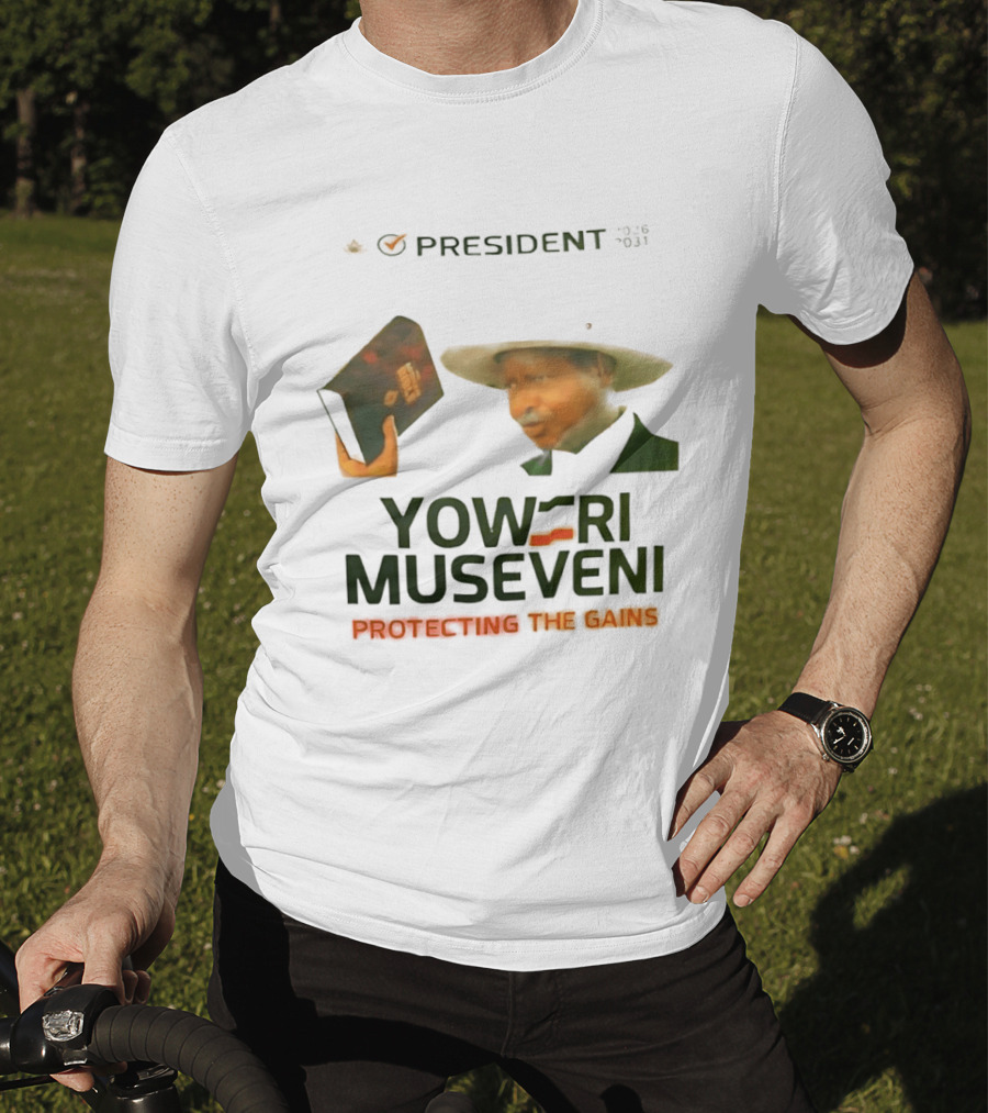 President Yoweri Museveni 2026 2031 Protecting The Gains T-Shirt