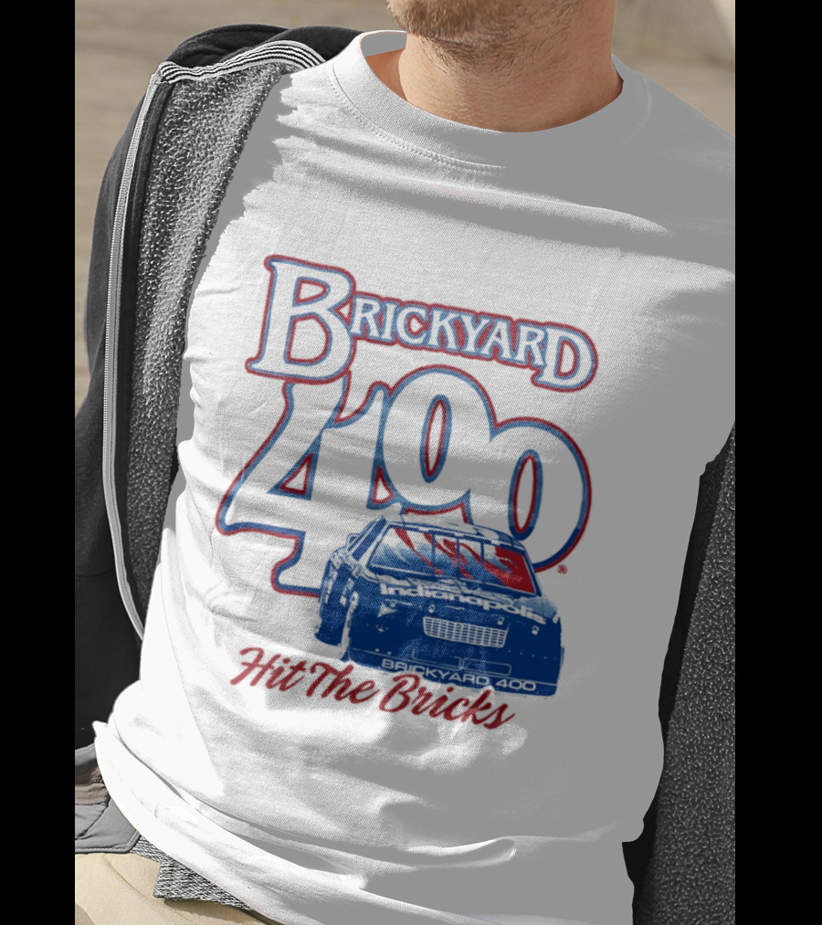 Brickyard 400 Hit The Bricks Indianapolis Motor Speedway Racing Car T-Shirt