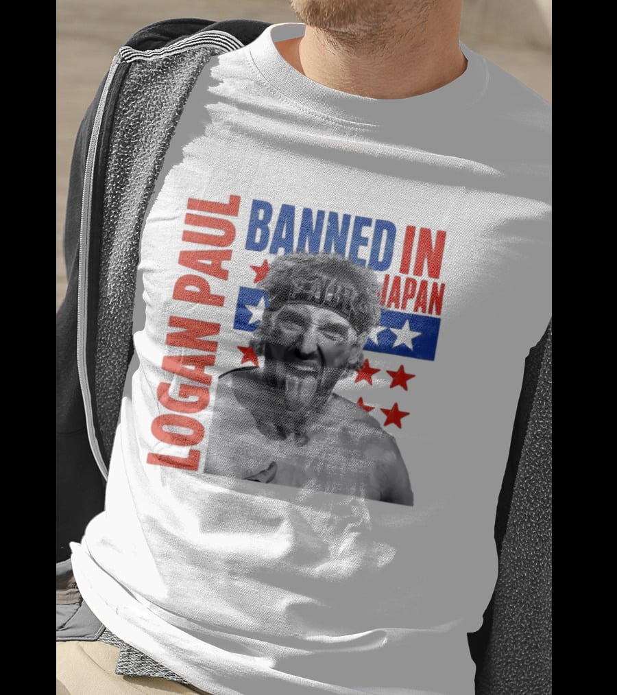 Logan Paul Banned In Japan Stars And Stripes T-Shirt
