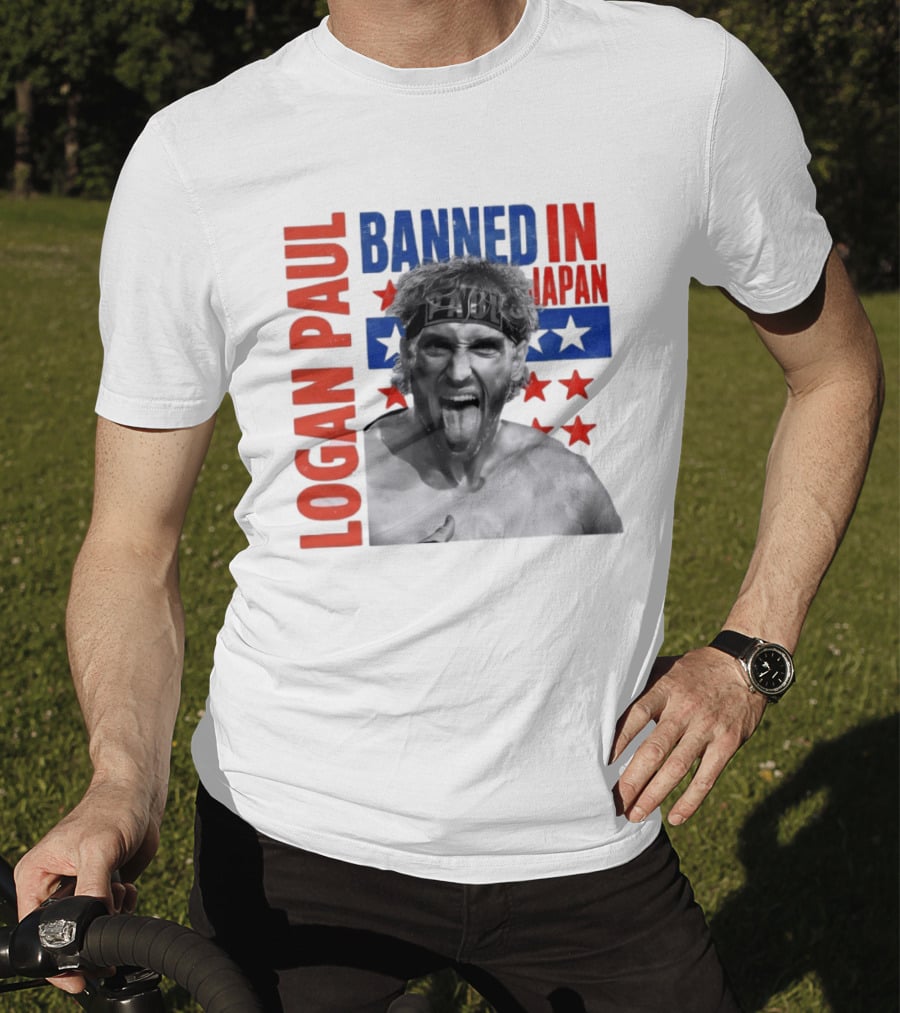 Logan Paul Banned In Japan Stars And Stripes T-Shirt
