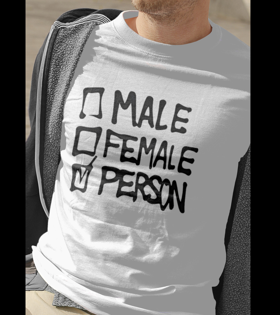 Male Female Person Checklist T-Shirt