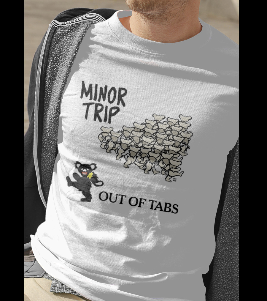 Grateful Dead Dancing Bears Minor Trip Out Of Tabs T-Shirt