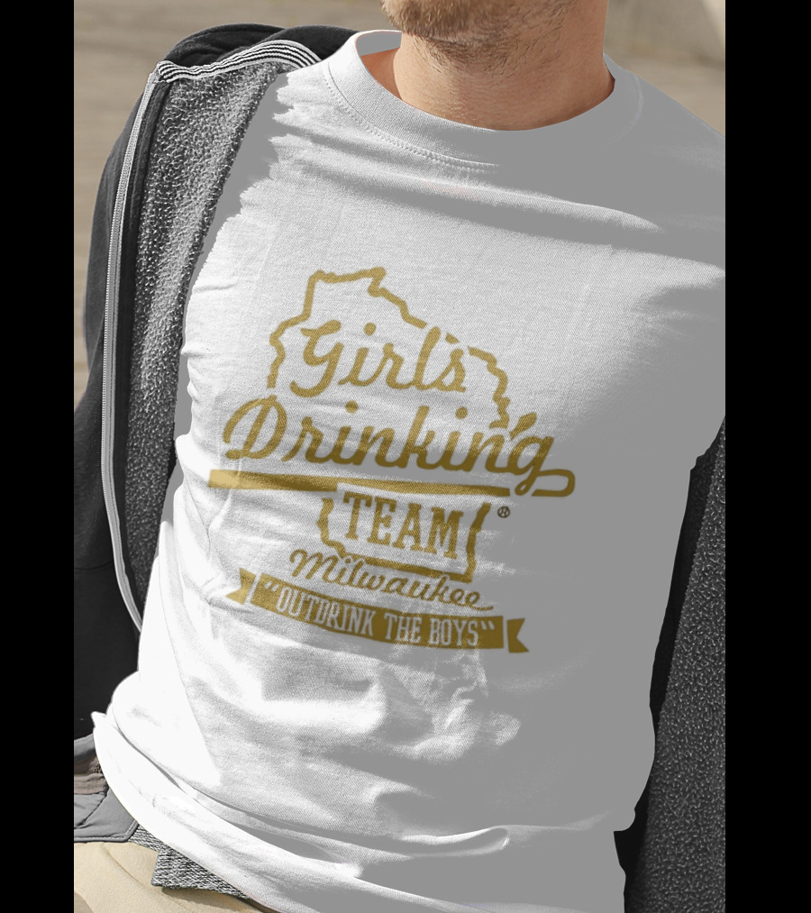 Girl's Drinking Team Milwaukee Wisconsin T-Shirt