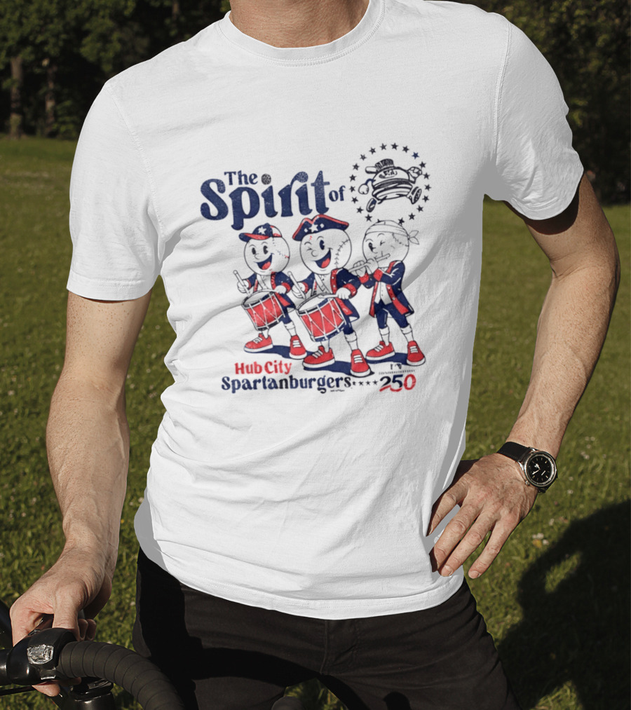 The Spirit Of Hub City Spartanburgers 250 Drummers Parade T-Shirt