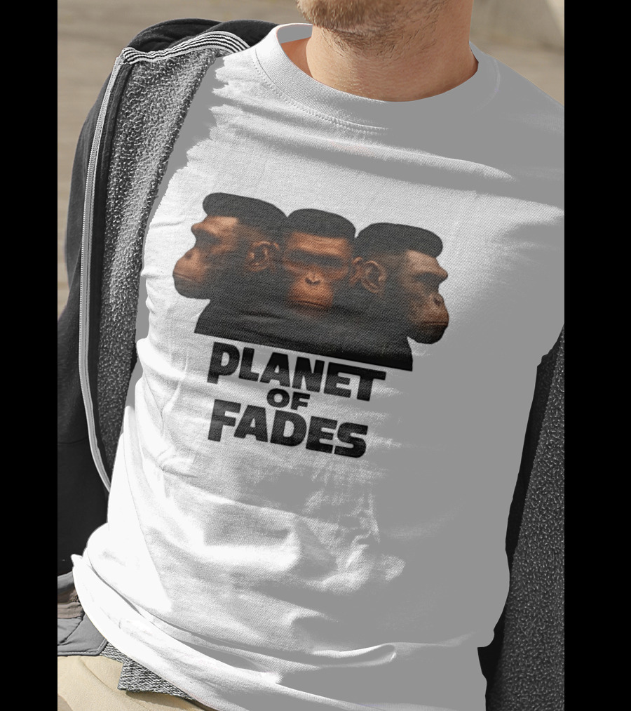 Three Chimpanzees Planet Of Fades T-Shirt